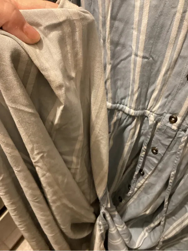 torrid Light Blue & White Striped Button-Front Maxi Dress - Image 3