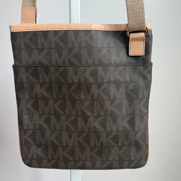Michael Kors Crossbody Bag Small‎ Brown Beige - Image 7