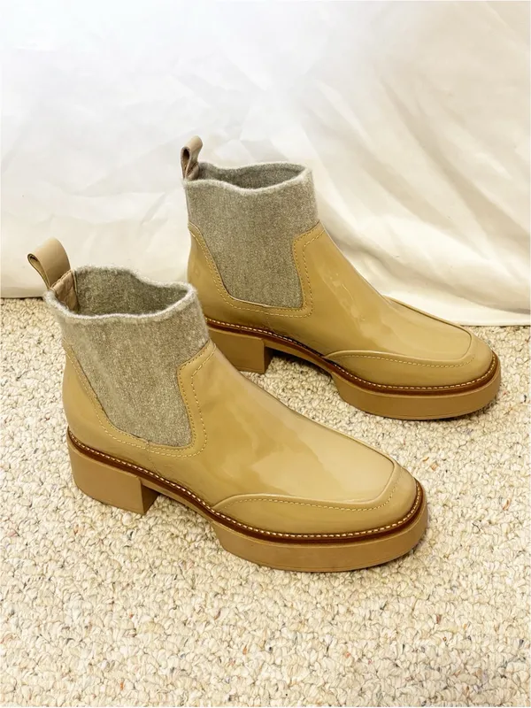 Dolce Vita Saline H2O Waterproof Platform Booties in the color dune size 9.5 - Image 5