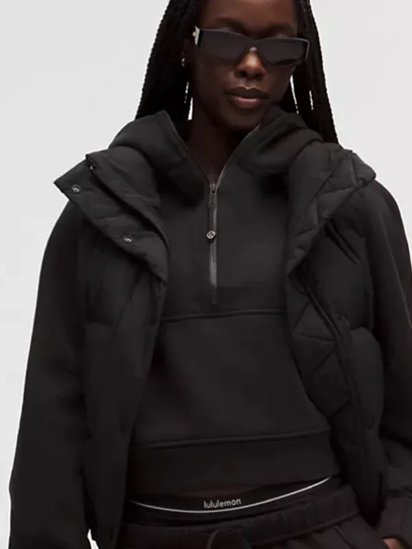 Lululemon Scuba Oversized Half-Zip Hoodie Black‎ Size XS - Image 2