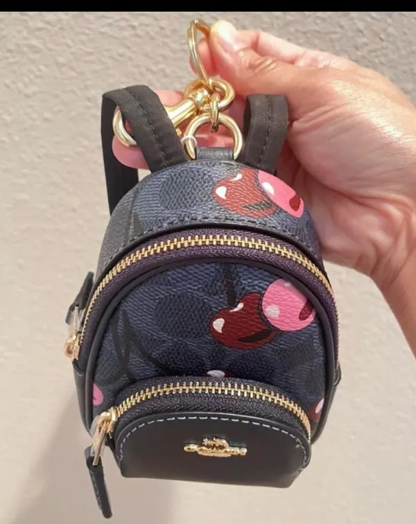 Coach Mini Court Backpack Bag Charm - Image 8