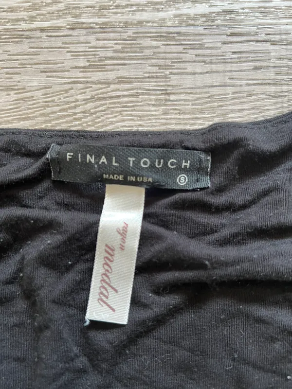 Raya Square Neck Bodysuit Black Small - Image 2