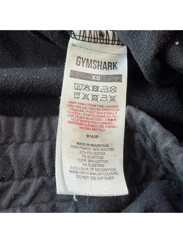 Gymshark Pippa Training Joggers Black High Rise Tapered Sweatpants Women’s XS - Image 6