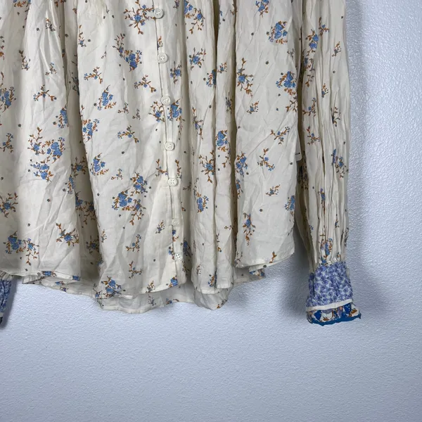 Free People women's Paloma Printed Blouse Sz M NWT - Image 5