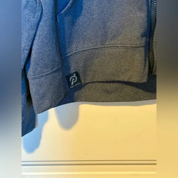 Peloton Blue Dreamblend Relaxed Full Zip Hoodie Sweathshirt - Image 9