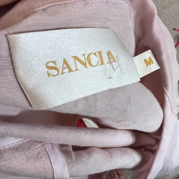 Sancia THE SOELI SHIRT Linen button up‎ blouse size medium - Image 4