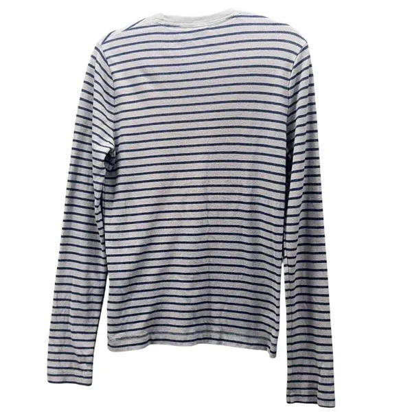 Y2K Waffle Knit Thermal‎ Top Gray Medium - Image 2
