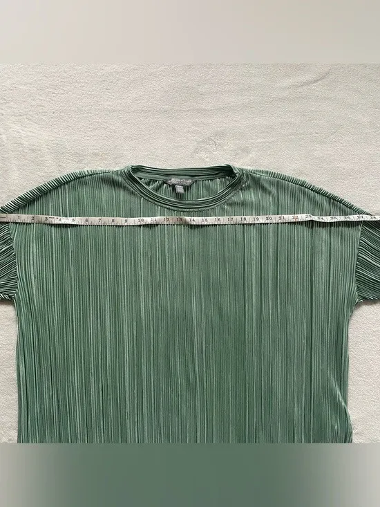 Marc New York Mint Green Textured Blouse size M - Image 8