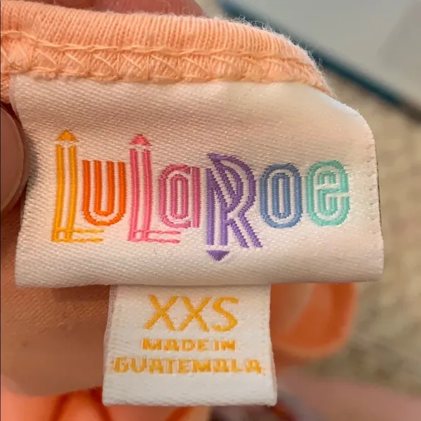 LuLaRoe EUC peach space dyed Irma - Image 5
