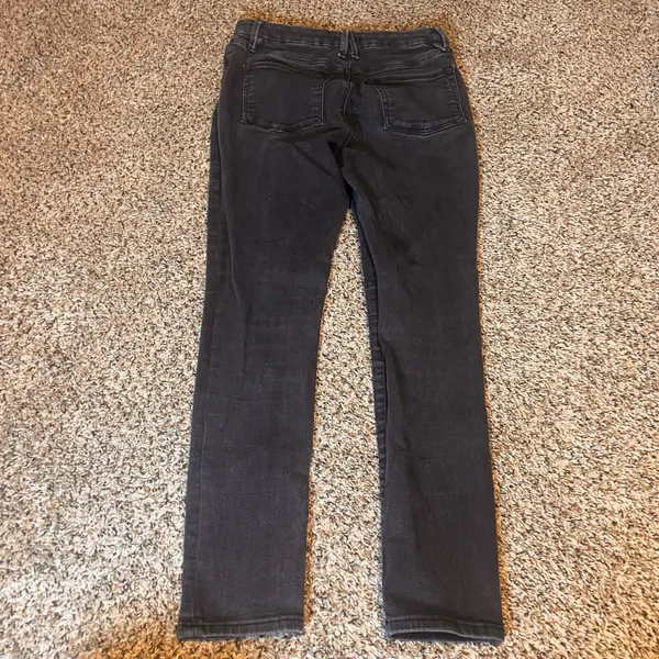 Good American Black Wash High Rise Skinny Jeans Women's Size 4 Denim‎ - Image 7