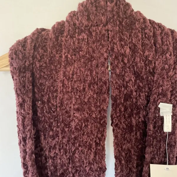 NWT‎ LC Lauren Conrad maroon infinity scarf soft comfortable one size - Image 2