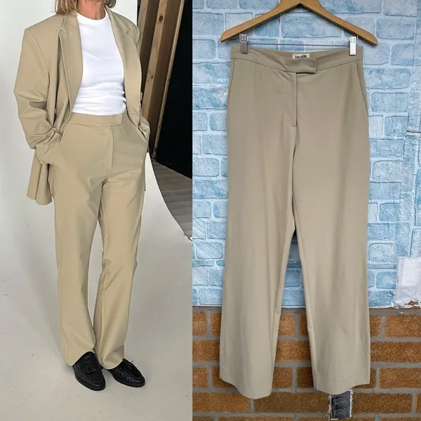 DJERF AVENUE FIRST CHOICE PANTS GREIGE SIZE MEDIUM - Image 2