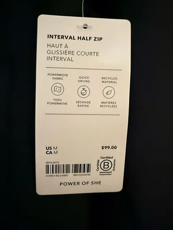 Athleta Interval Half Zip Top - Image 6