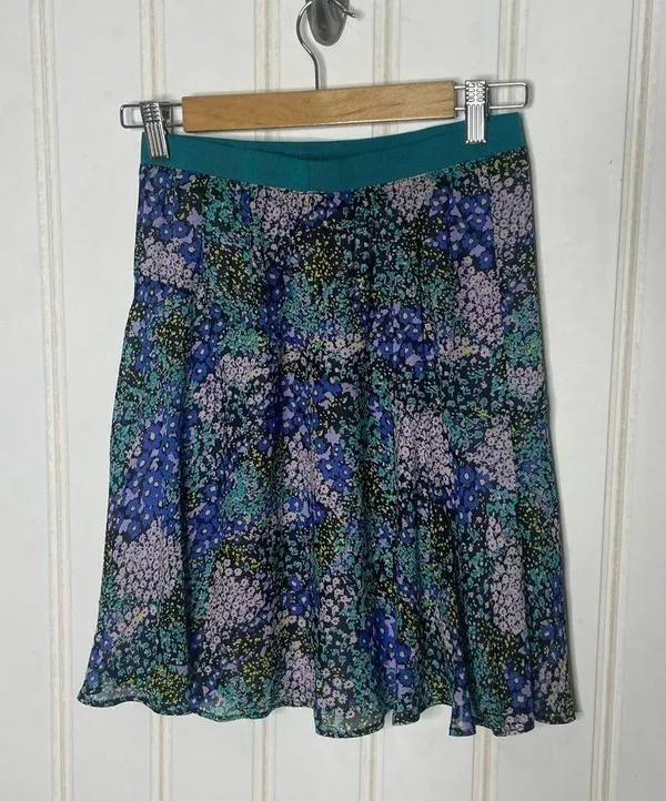 Anthropologie Maeve Floral Kerry Mini Skirt 348 - Image 4