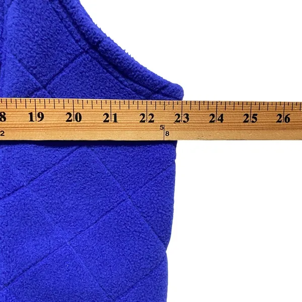 Eddie Bauer Fleece Vest Quilted Full Zip Sleeveless Jacket Womens 2XL Outdoor‎ - Image 7