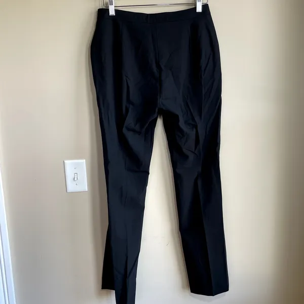 Expert by evergreen italian wool blend black trousers women's size‎ 10 business - Image 6
