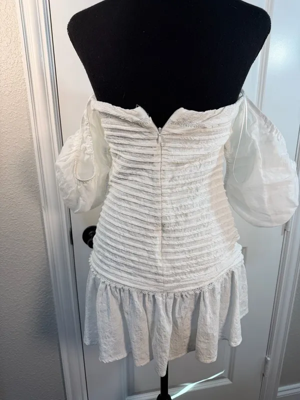 Hello Molly St. Cloud White Dress Size 6 - Image 5