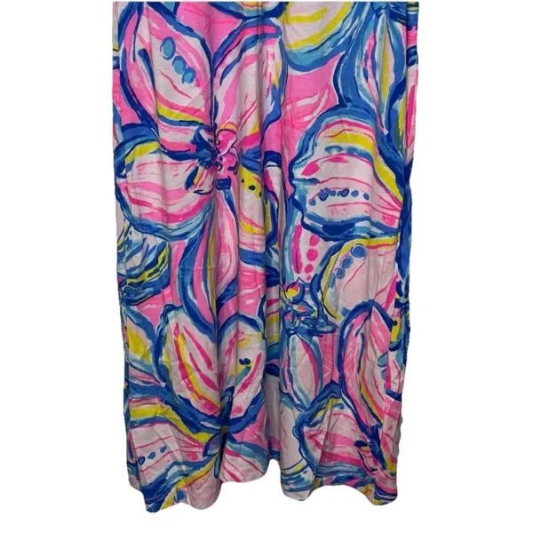 Lilly Pulitzer Women's Dress Margot‎ Swing In Blue Peri Pinch Pinch Tassel Small - Image 8