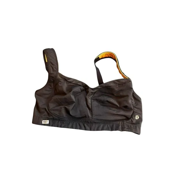 Lululemon Black Sports Bra Size 36DD Lightly Padded Adjustable Straps Hook Closu - Image 6