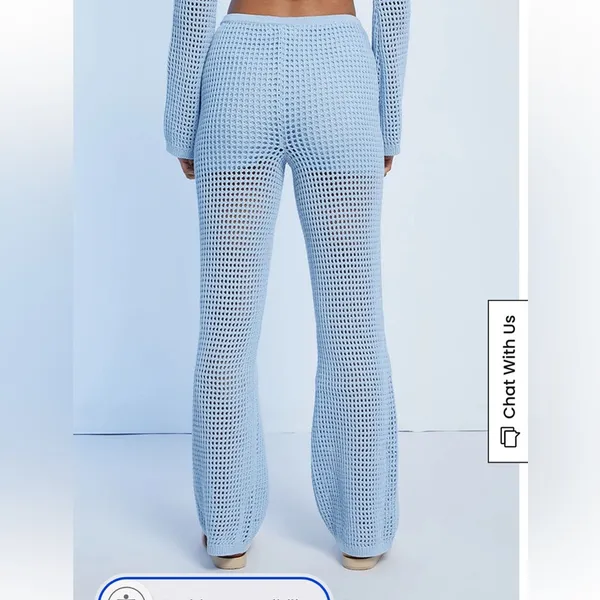 LA Hearts blue Crochet Pants - Image 8