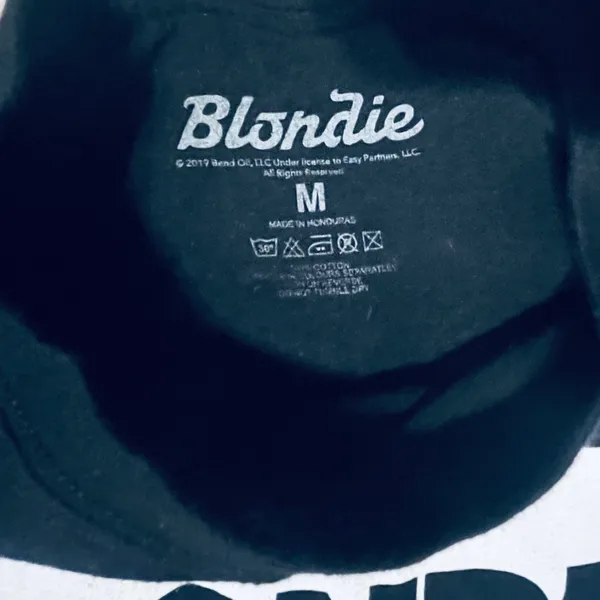 Blondie Escape From New‎ York Tour Graphic T-Shirt Black Cotton Medium - Image 4