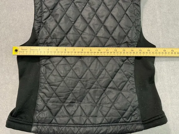 Marmot Quilted Vest Size XS Black Insulated Full Zip - Image 4