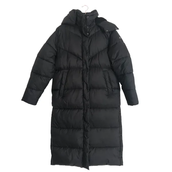 Alo Yoga Gold Rush Puffer Trench Black XS - Image 5