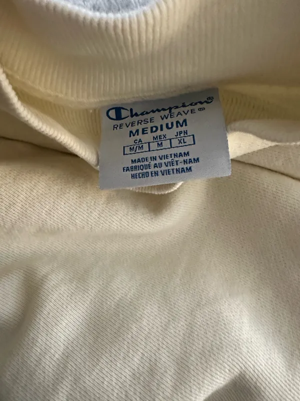 Mock Neck Sweatshirt Champion Cropped - Image 3