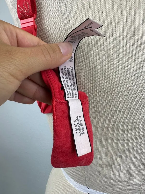 Victoria's Secret Red Push Up Bra Lace Straps 38C - Image 7