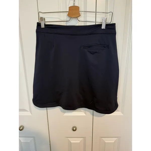 Peter Millar Alice Petal Hem Golf Skort Women's size Small Navy Blue - Image 3