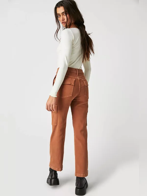 MOTHER The Rambler Cargo Pockets Ankle Pants Utility Jeans Second Chance 26 - Image 2