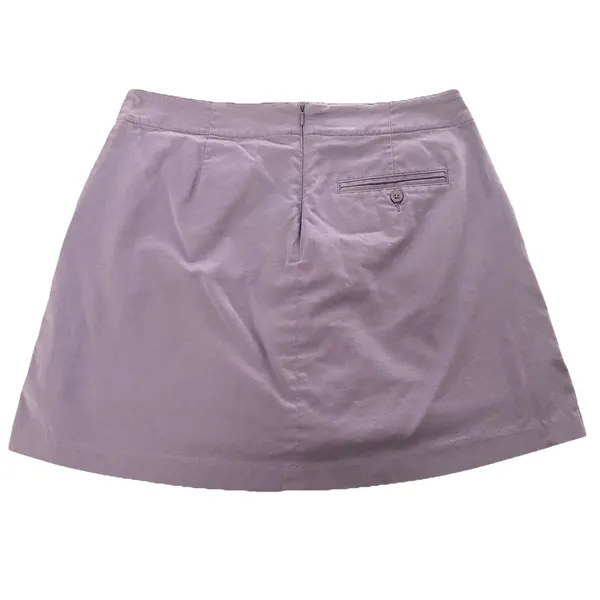 Lady Hagen Womens Cotton Skort Purple‎ Back Zip Golf Performance Stretch Sz 8 - Image 2