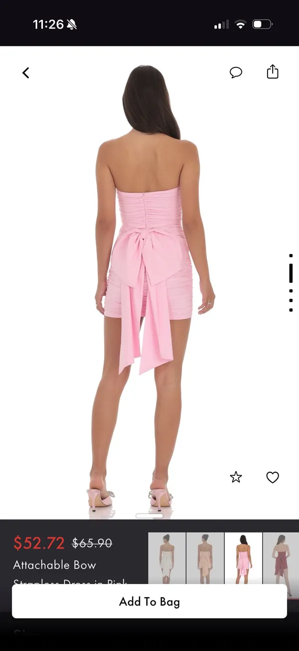 Lucy in the Sky Dress Pink - Image 2