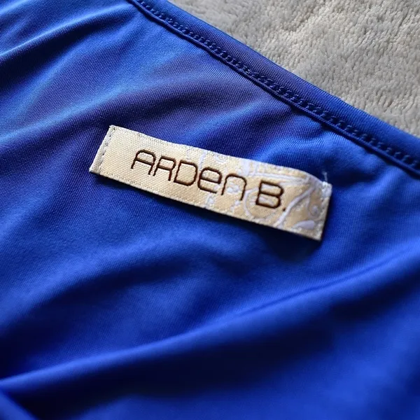 XS- Arden B. One‎ Shoulder Rouched Dress - Image 3