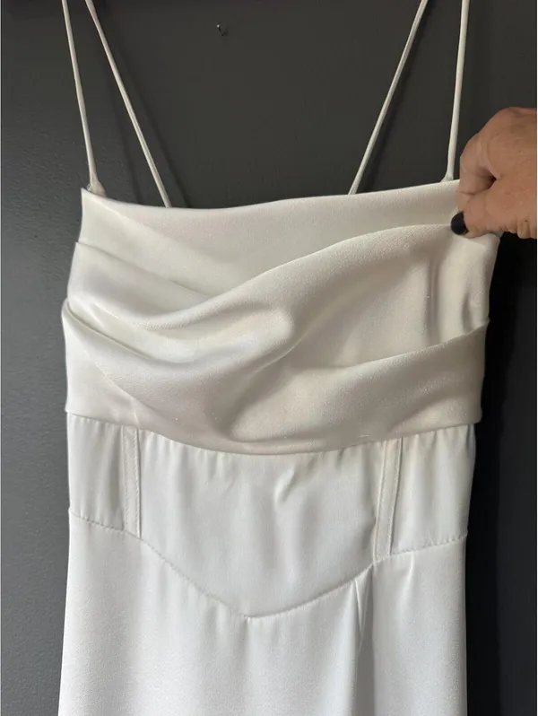 Hello Molly Elegant White Spaghetti Strap Maxi Dress - Image 4