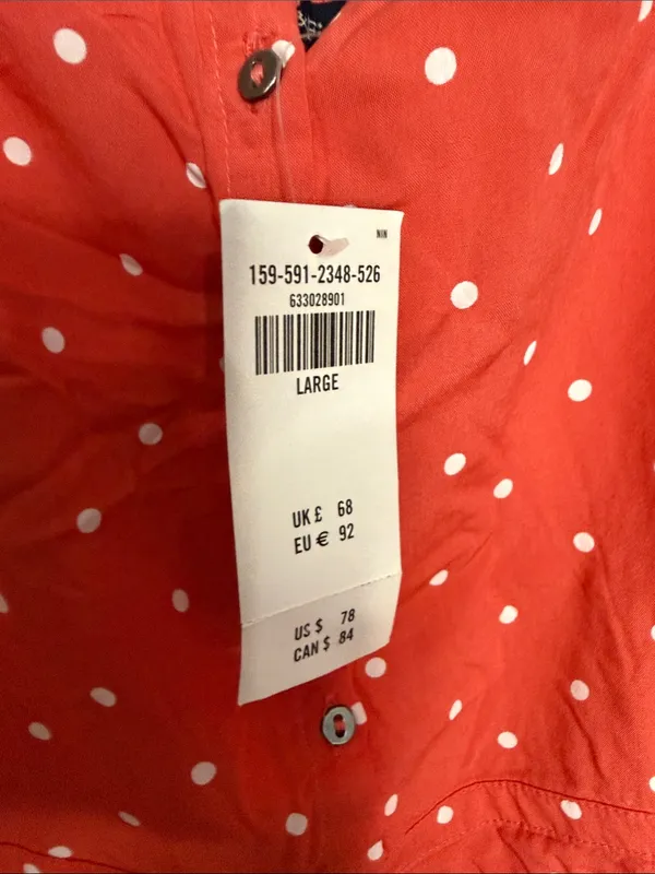 NWT Abercrombie maxi dress Coral Large - Image 7