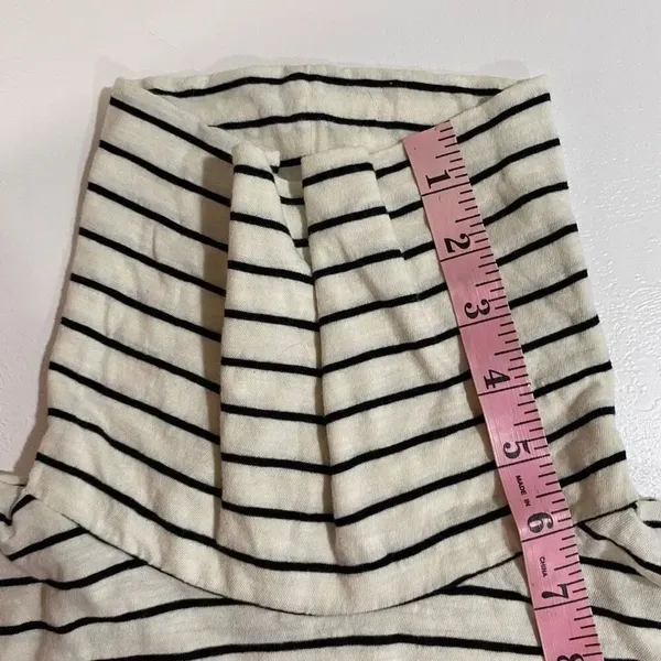 Madewell Striped Turtleneck Long Sleeve Top Size XL - Image 7