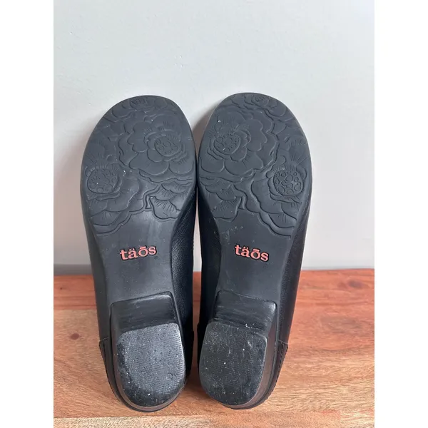 Taos Leather Slip On Loafers Womens 38 Black Comfort Professional Casual - Image 9