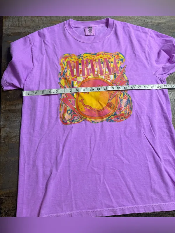 Comfort Colors Neon Violet Nirvana Short Sleeve Tee - Image 5
