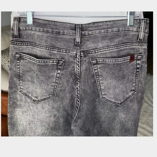 That's It Jeans Womens Sz‎ 32 Stretch Black Wash Denim Skinny Leg Grungy - Image 7