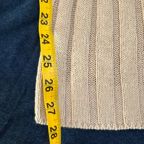 Free People Beach Tan‎ Ribbed Knit Sweater Pants Size XS EUC - Image 5