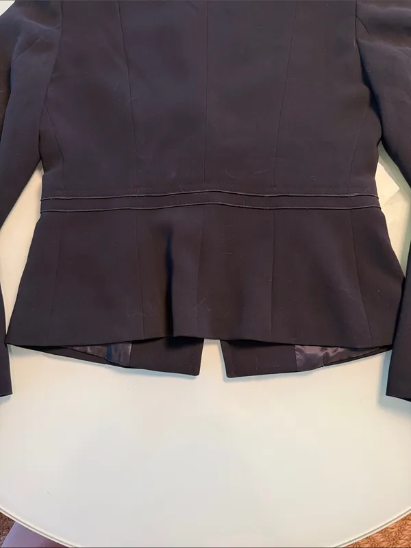 MaxMara Black Single-Button Tailored Blazer - Image 7