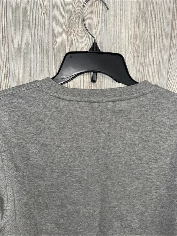 Nike Gray Crewneck Sweatshirt with White Swoosh - Image 4