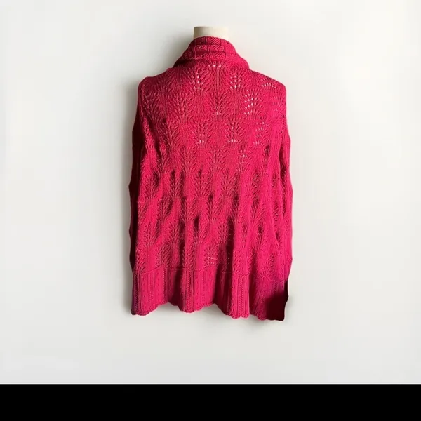 VTG JH Collectible Red Cardigan Sweater Women’s 3XL NWT! Grandmacore Ski Lodge - Image 4