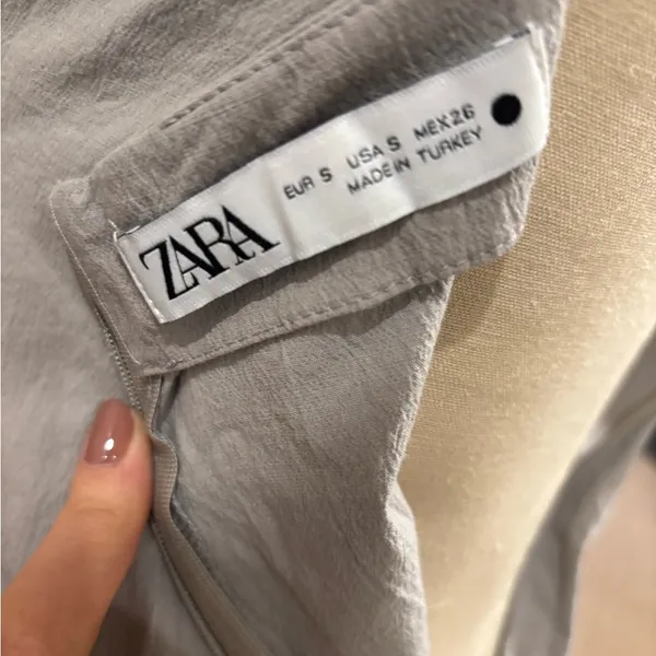 ZARA Linen Mini Dress - Image 6