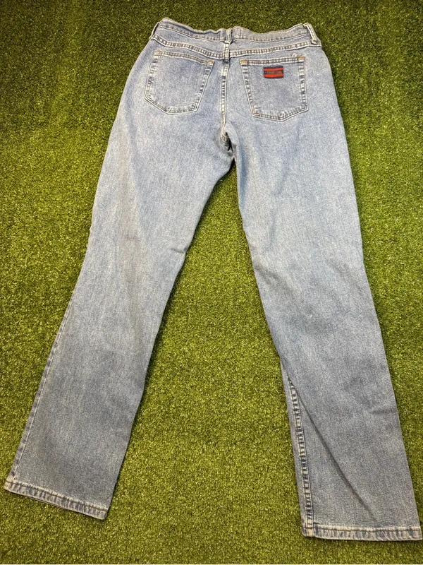 Vintage Wrangler 20X Tulsa Low Rise Slim Fit Mom Jean Light Wash‎ 90's WTS25SL - Image 8