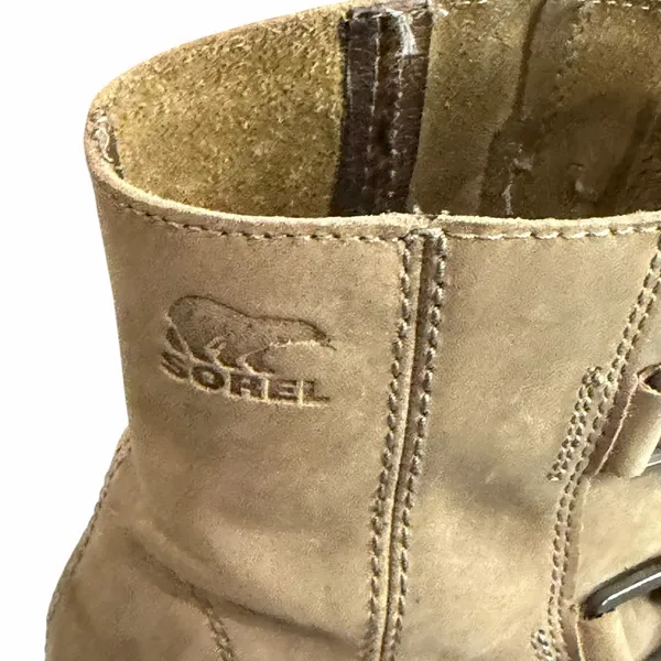 Sorel Joan Of Arctic Wedge Boots Womens‎ 8 Ash Brown Waterproof Chunky Lug Sole - Image 5
