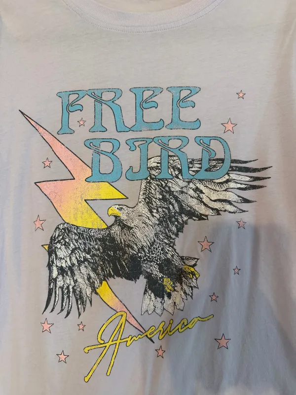 Refined Canvas Graphic Tee Gray Size M - Image 3