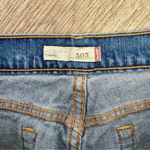 Levis 505 Straight Leg Jeans G4 - Image 4