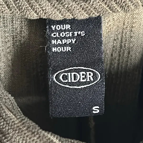 Cider Corduroy Adjustable Button Strap Casual Relaxed Backless Overalls - Image 8